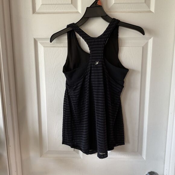 Cyclebar Black Striped Tank Top - Picture 4 of 9